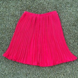 Red 80s skirt / mid size / medium size/ retro